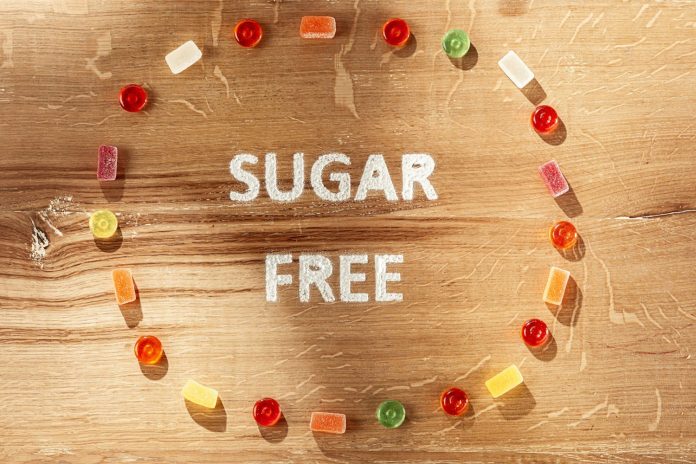 sugar free foods arranged on table