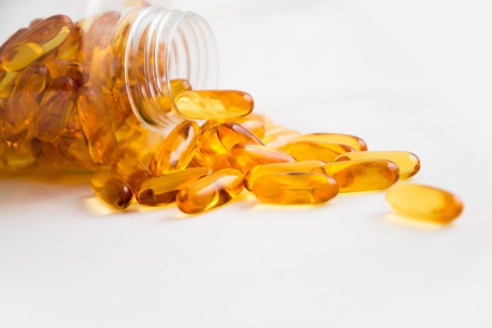 Omega 3 supplement softgels