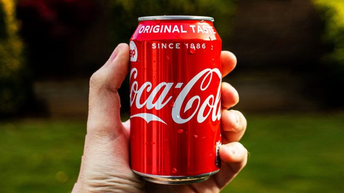 a can of Coca Cola