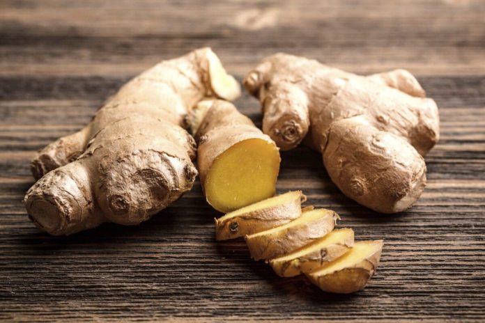 chopped ginger pieces