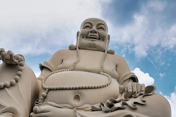 sitting buddha statue